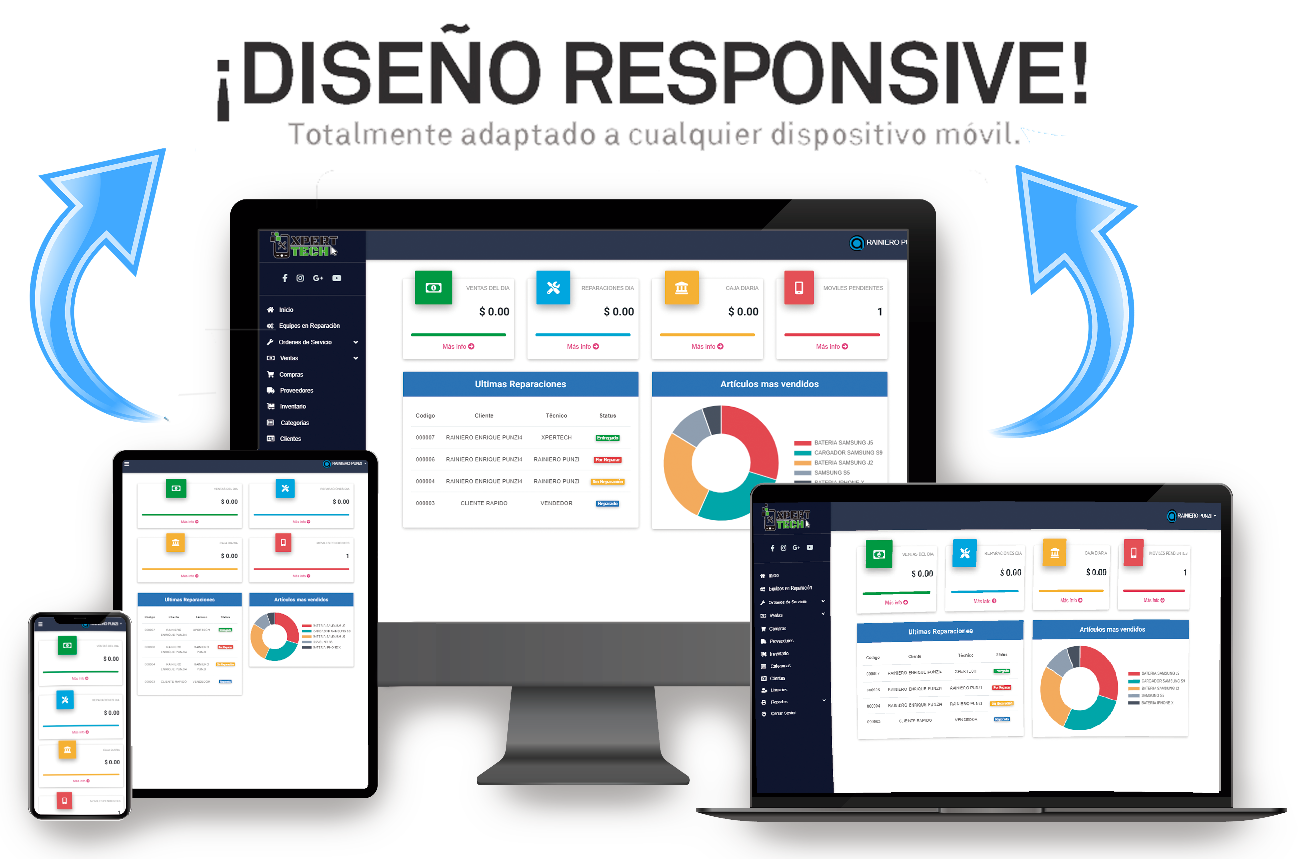 Diseño adaptado a dispositivos móviles